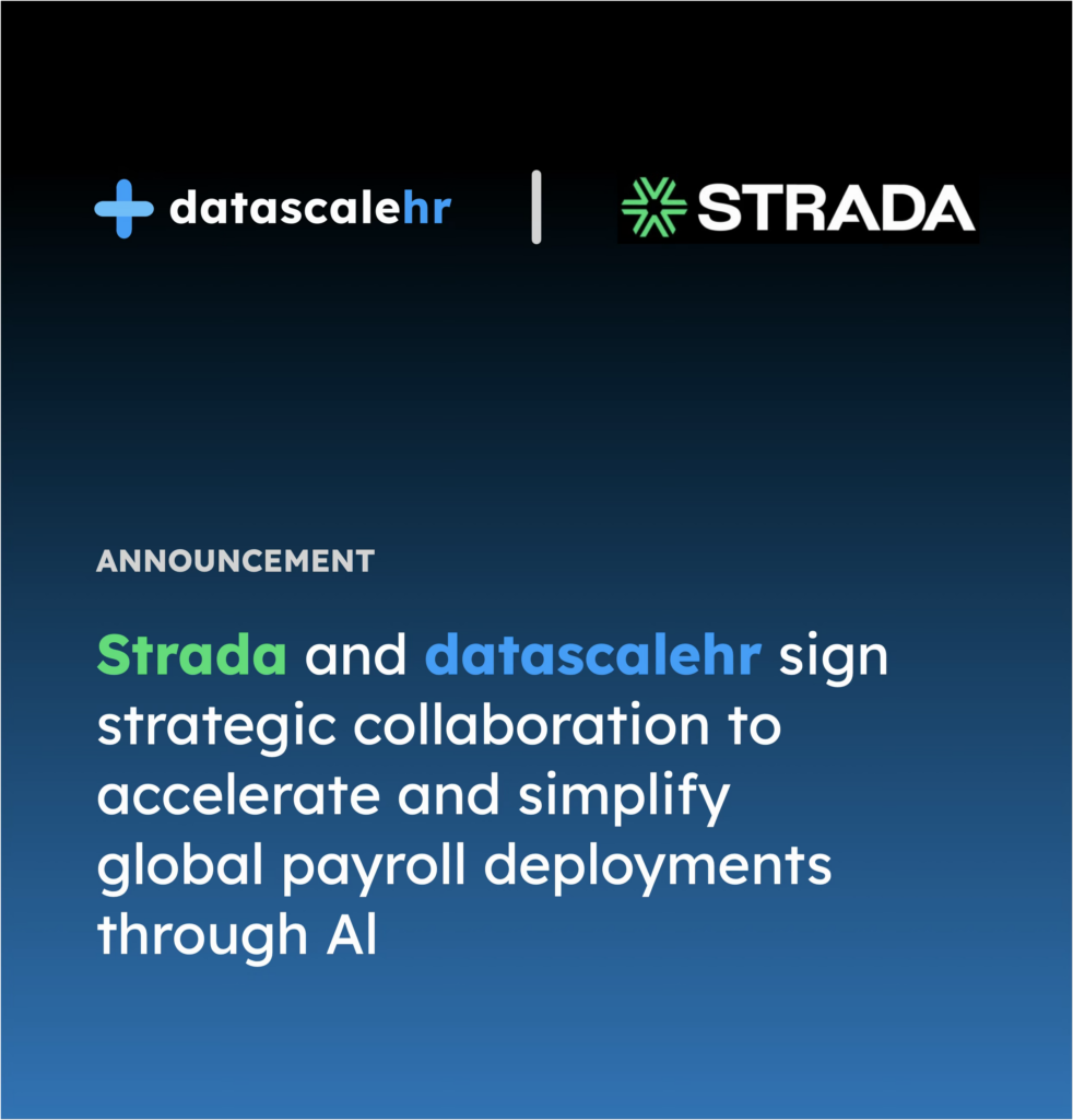 Strada datascalehr sign strategic agreement